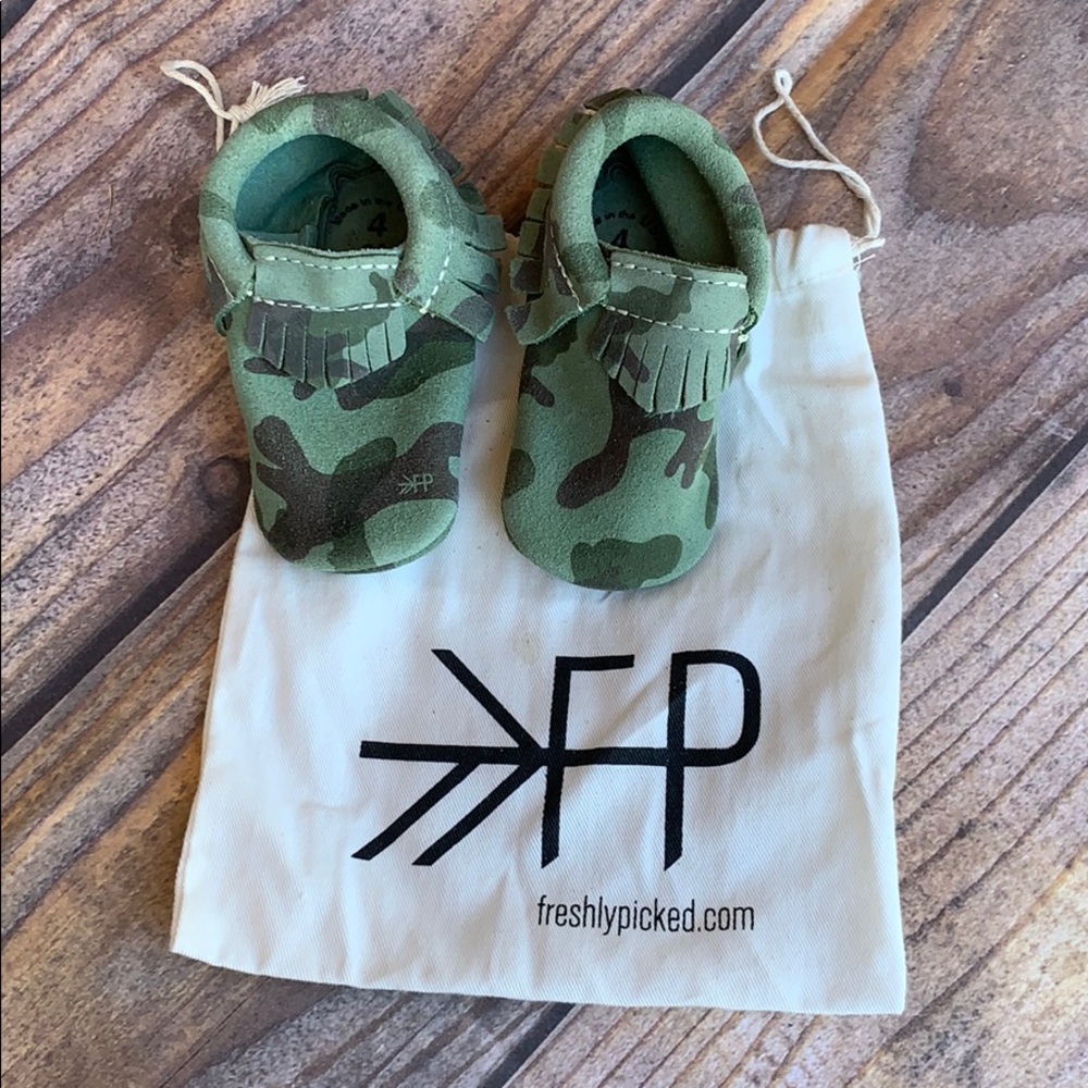 Freshly Picked Camo Moccasins